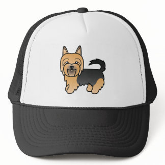Blue And Tan Australian Terrier Cute Illustration Trucker Hat