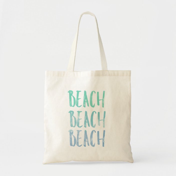 teal beach bag