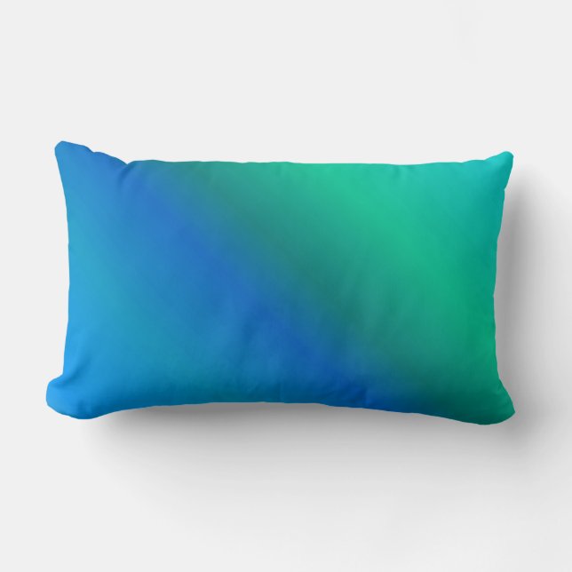 Blue and Teal Pillow (Front)