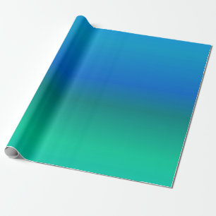Blue and Teal Wrapping Paper