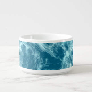 Blue and White Abstract Bowl