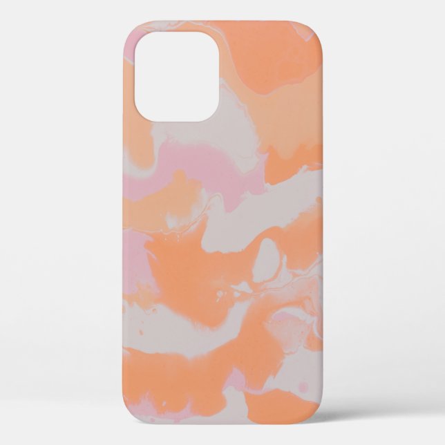 BLUE AND WHITE ABSTRACT PAINTING 2 Case-Mate iPhone CASE (Back)
