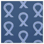 Blue and White Awareness Ribbons