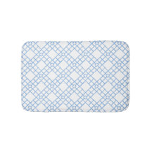 Blue and White Bamboo Lattice 
