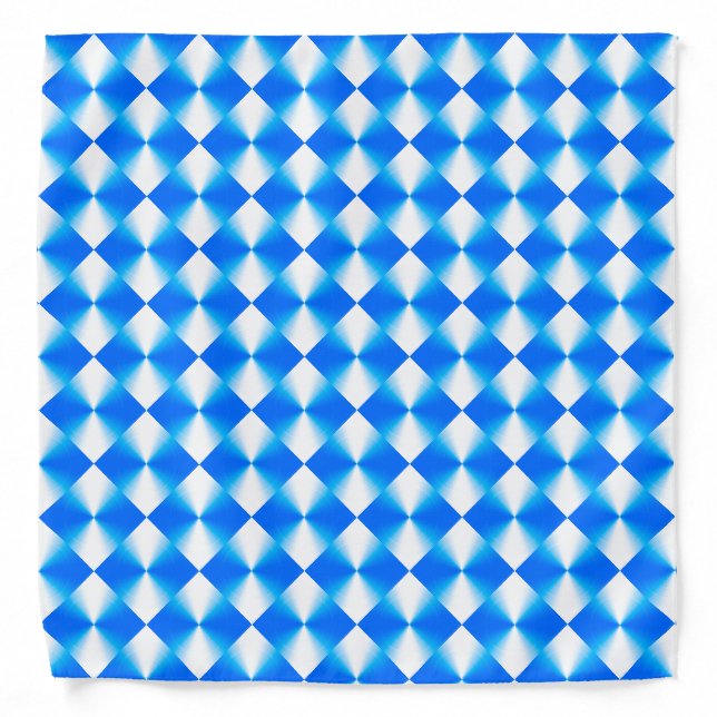 Blue and White Bandana (Front)