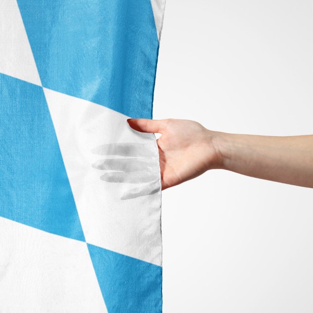 Blue and White Bavaria Diamond Flag Pattern Scarf (Creator Uploaded)