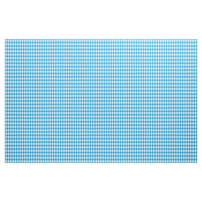 Blue and White Bavarian Pattern Oktoberfest Fabric (Fat Quarter)