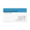 Blue and white bicycle Business Card