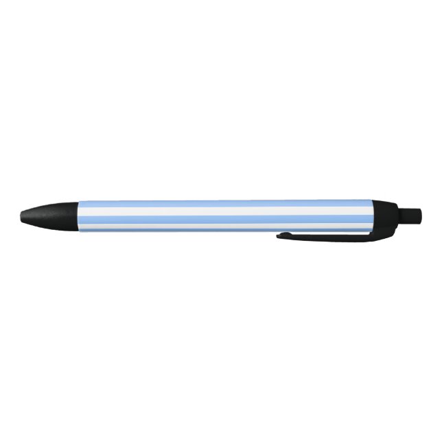 Blue and white candy stripes pen (Bottom)