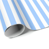 Blue and white candy stripes wrapping paper (Roll Corner)