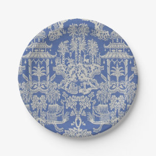 Blue and White Chinoiserie  Paper Plates
