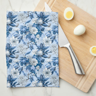 Blue and White Chinoserie Series Design 3 Kitchen Towel