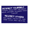 Blue and White Classroom Rules