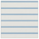 [ Thumbnail: Blue and White Colored Lined/Striped Pattern Fabric ]