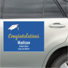 Blue and White Congratulations to the Graduate