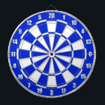 Blue and White Dart Board<br><div class="desc">Blue and white Dart Board.</div>