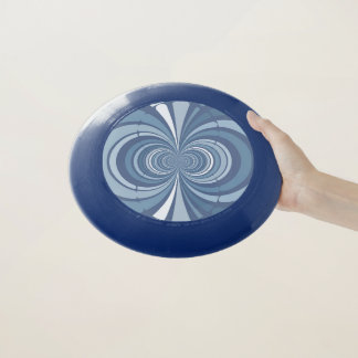 Blue and White Dimensions Wham-O Frisbee