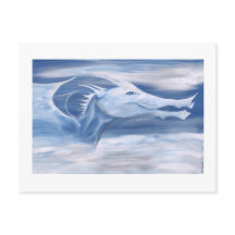 Blue and White Dragon