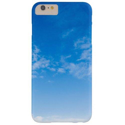 Blue And White Elegant  Barely There iPhone 6 Plus Case