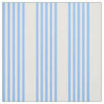 Blue and white five stripes pattern fabric