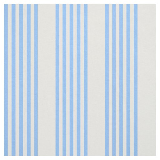 Blue and white five stripes pattern fabric