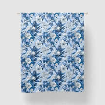 Blue And White Floral