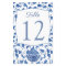 Blue And White Floral China Print Wedding Shower