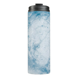 Blue and white floral mattress thermal tumbler