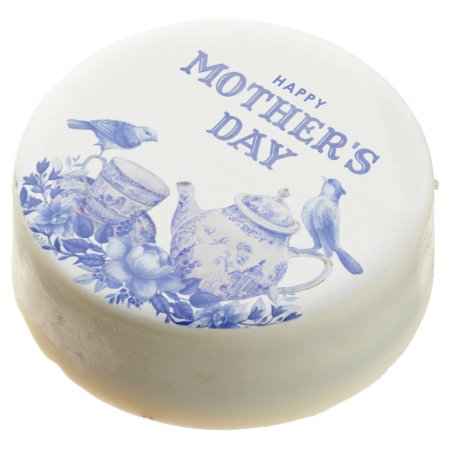 Blue And White Floral Tea Pot | Mother's Day Chocolate Covered Ore