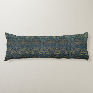 Blue and White Floral William Morris Medway Body Pillow