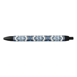 Blue and White Flower Pattern Pen