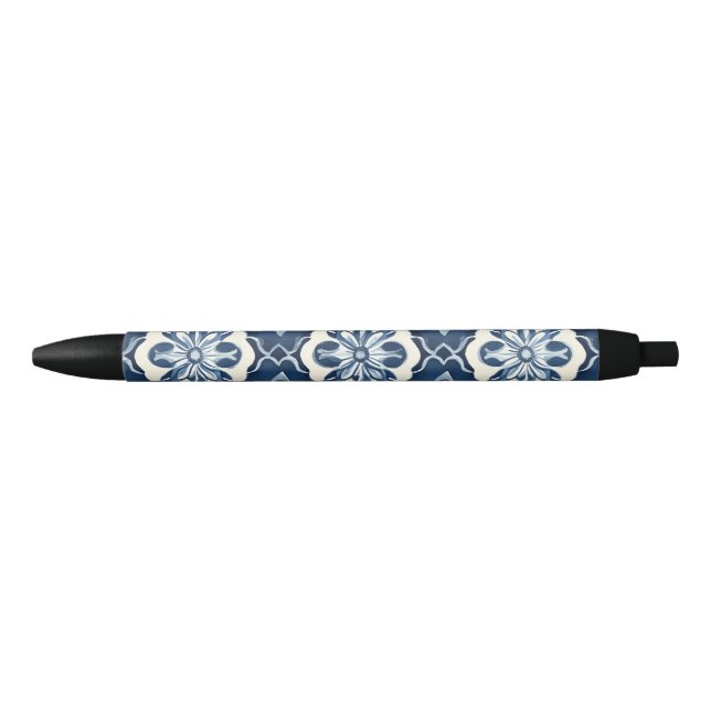 Blue and White Flower Pattern Pen (Front)