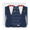 Blue And White Gay Wedding Shower Invitations