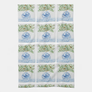 Blue and White Ginger Jar Kitchen Towel