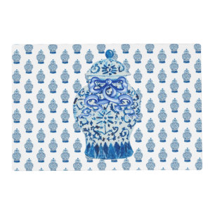 Blue and White Ginger Jar Placemat