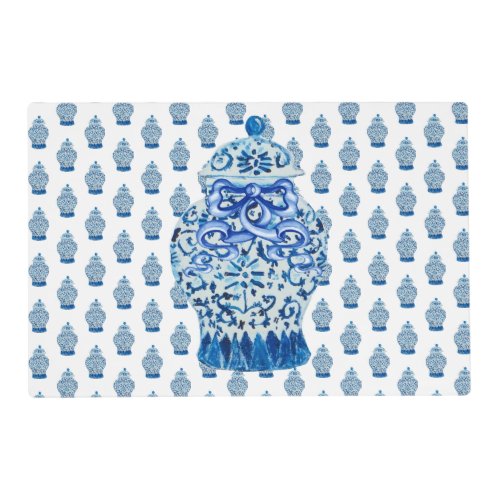 Blue and White Ginger Jar Placemat