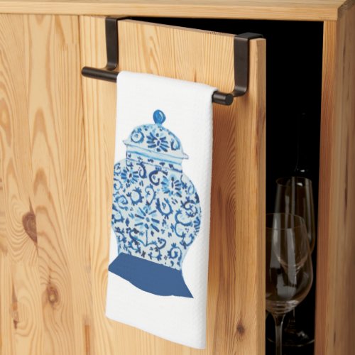 Blue and White Ginger Jars Kitchen Towel