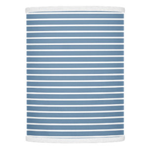 Blue And White Horizontal Lamp Shade