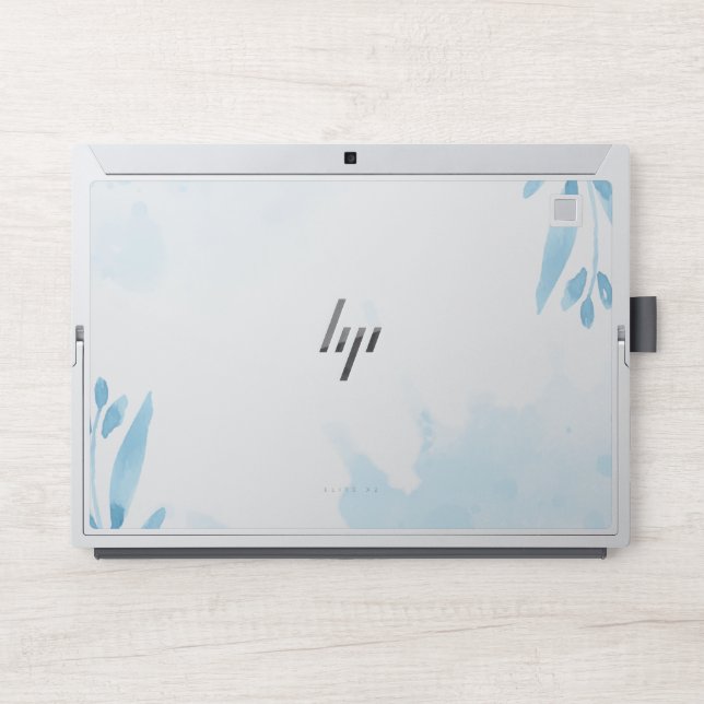 Blue And White HP Elite x2 1013 G3 Laptop Skin (Front)