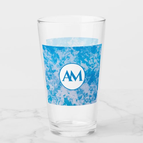 Blue and white ice planet surface name glass