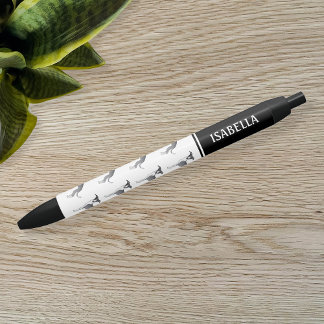 Blue And White Italian Greyhound Dogs With Name Pen