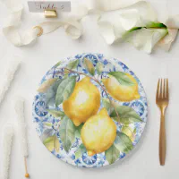 Italian store paper plates