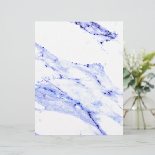 Blue and White Marble (Standing Front)