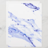 Blue and White Marble (Front/Back)