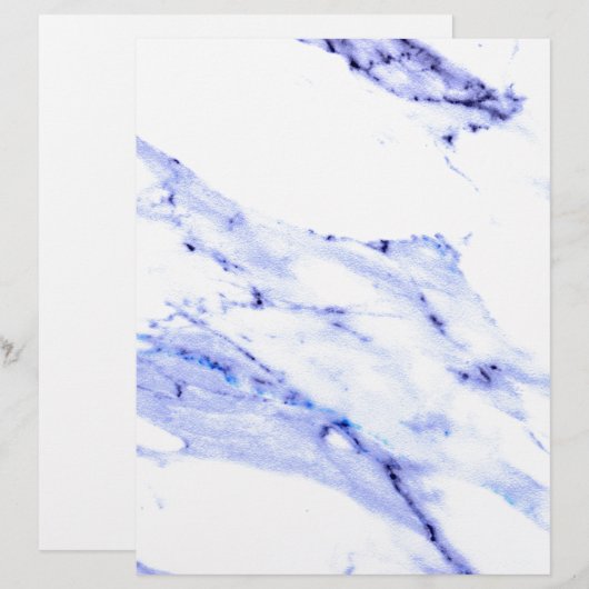 Blue and White Marble (Front/Back)