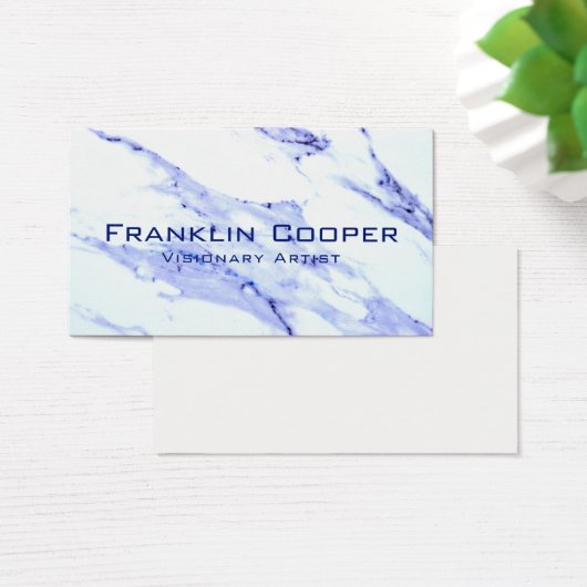 Blue and White Marble (Desk)