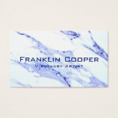 Blue and White Marble (Front)