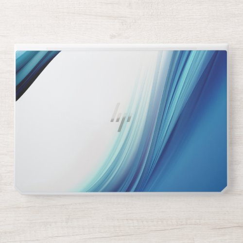 Blue and White MArble HP Elite Book HP Laptop Skin