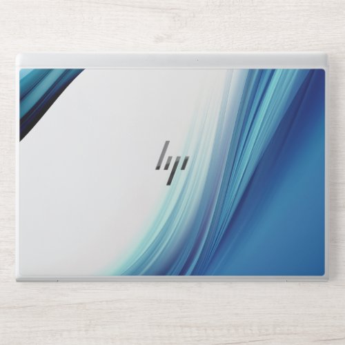 Blue and White Marble HP Elite Book HP Laptop Skin