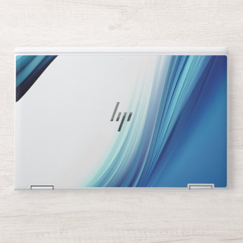 Blue and White MArble HP Elite Book HP Laptop Skin